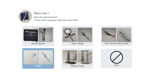 Digital tool optical recognition